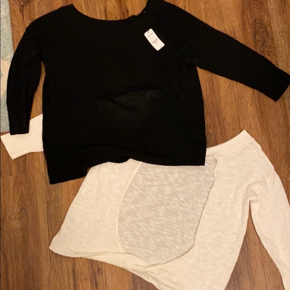 Lot of 2 Express Crop Length Sweaters